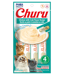 Inaba - Churu Chicken with Crab Flavor 4 Tubes