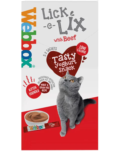 Webbox Lick -e- Lix with beef 75g