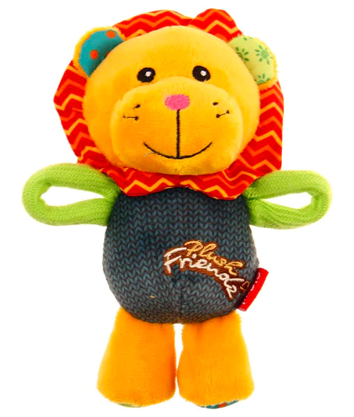 Gigwi - Plush Friendz Squeaker Dog Toy Lion