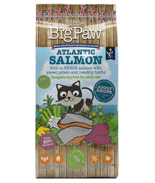 Little Big Paw Little Big Paw - Atlantic Salmon Complete Dry Food for Adult Cats 1.5kg