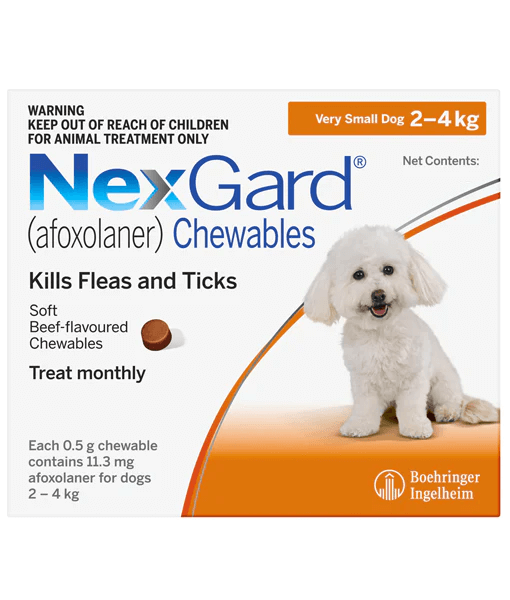 Nexgard - 2-4KG (PER ONE TABLET) Nexgard