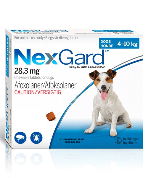 Nexgard - 4-10KG (PER ONE TABLET) Nexgard