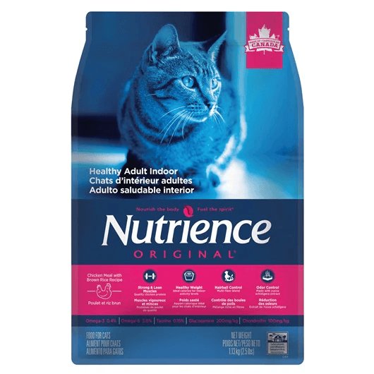 Nutrience - Original Healthy Adult Indoor – Chicken/Brown Rice 2.5kg Nutrience