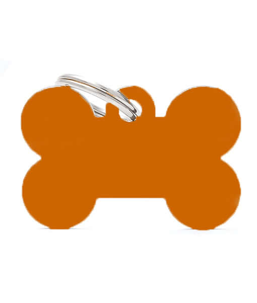 ID Tag - Basic Aluminum Bone