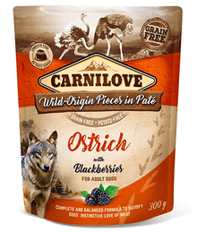 Carnilove Carnilove - Ostrich with Blackberries Pate 300g