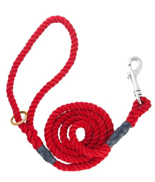 Outhwaites - Gun Dog Rope Lead Red Outhwaite Pets