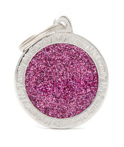 ID Tag - Pink Circle