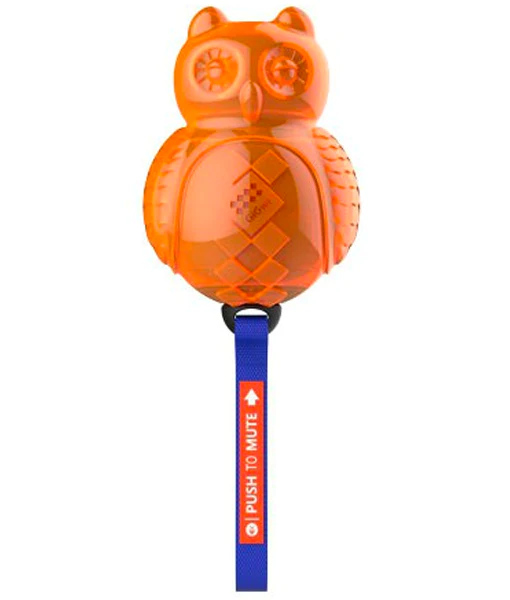 GiGwi - Owl Push to Mute Dog Toy
