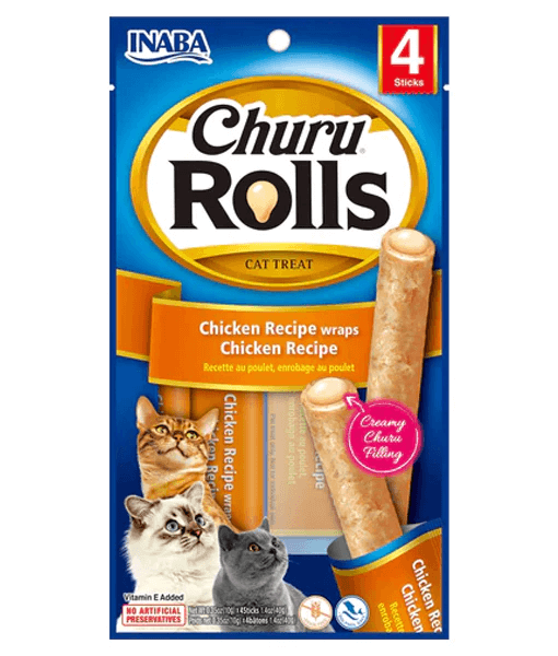 Inaba - Churu Rolls - Chicken 4 Sticks