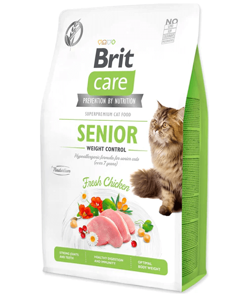 Brit Care - Cat Grain-Free Senior Weight Control 2kg