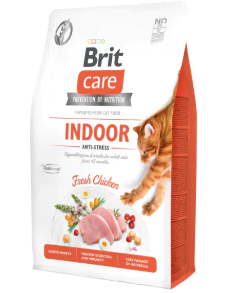 Brit Care - Cat Grain-Free Indoor Anti-stress 2kg Brit Care