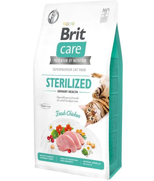Brit Care - Cat Grain-Free Sterilized Urinary Health 2kg