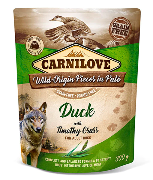 Carnilove - Pate Duck with Timothy Grass 300g Carnilove