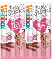 Webbox Webbox - Tasty Sticks with Salmon & Trout 6 sticks