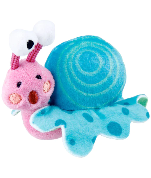 Gigwi - Shining Friends Snail with activated LED light & Catnip inside