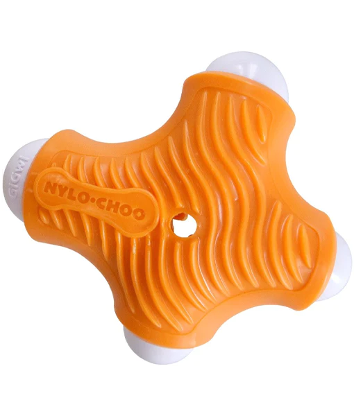 GiGwi Nylo-Choo Dog Teether Prize Toy 15cm (Orange) GiGwi