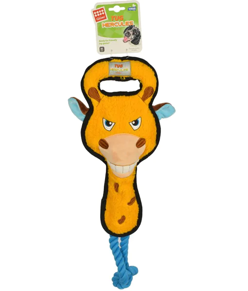 GiGwi - Tug Hercules Squeaker Inside Dog Toy Deer GiGwi