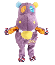 GiGwi GiGwi Dog Toys - Plush Friendz - Hippo (Purple)