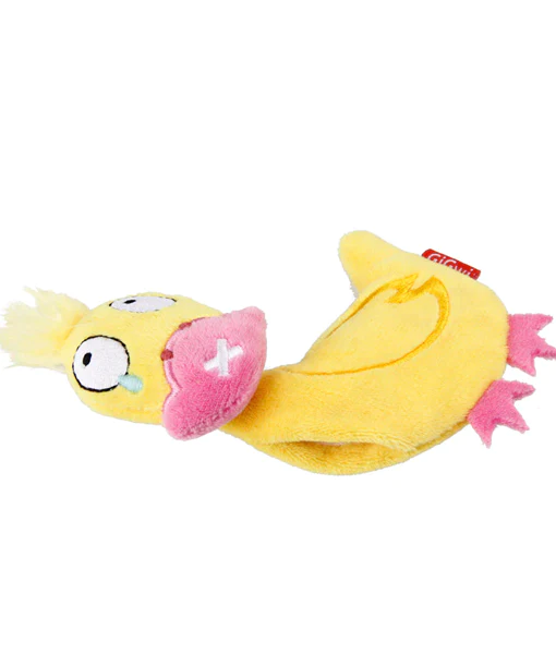 GiGwi - Refillable Duck with Changeable Catnip Bag & Silvervine Stick