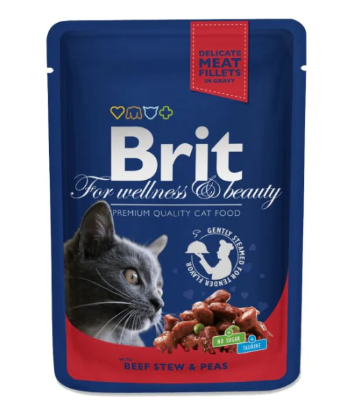 Brit Premium - Beef Stew & Peas 100g