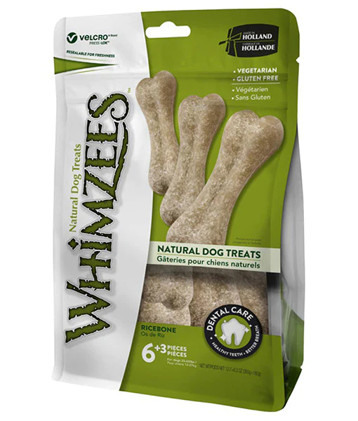 Whimzees - Rice Bones 6 Large Pieces 540g Whimzees
