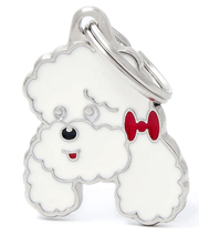 ID Tag - White Poodle