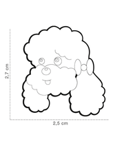 ID Tag - White Poodle