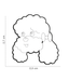 ID Tag - White Poodle