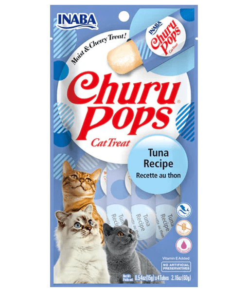 Inaba - Churu Pops Tuna 4 Tubes 60g